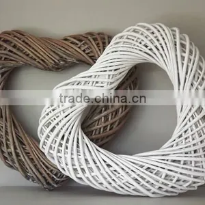 Christmas Wicker Hanging Heart / Wicker Hanging Wreath for Wedding thumbnail-2