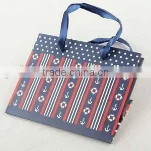 Foldable Gift Bag With Anchor Patterns/ Shopping Bag thumbnail-5