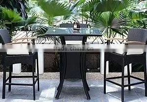 Stylish Rattan Bar Table and Chair thumbnail-1