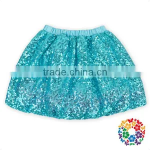 Hot Sale Birthday Outfit Blue/silver/gold Glitter Sequin Short Skirts thumbnail-3