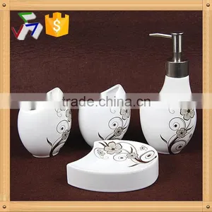 Factory Direct Wholesale 4pcs Ceramic Bathroom Set thumbnail-1
