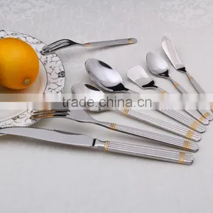 High Quality Stainless Steel Flatware With Golden thumbnail-1