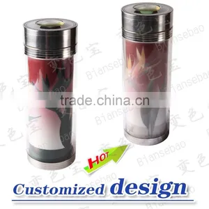 Stainless Steel Thermal Tumbler Color Changing Nice Painting thumbnail-1