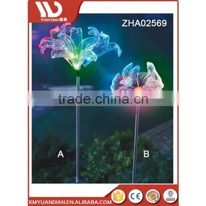 Promotional Bulk Personalized Gifts Led Flower Garden Solar Light Stake thumbnail-1