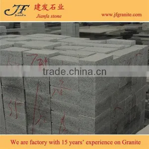 Surface Flamed Edge Cut G603 Grey Granite Paving Cubes thumbnail-2