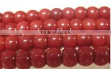 6-7mm Natural Red Coral Beads thumbnail-1