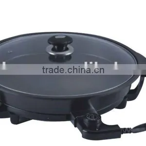 Round Electric 40cm Pizza Pan thumbnail-1