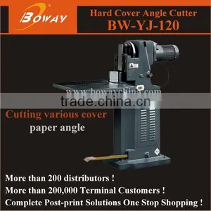 80mm Paper Height Book Hard Cover Angle Cutter Machine YJ-120 thumbnail-1