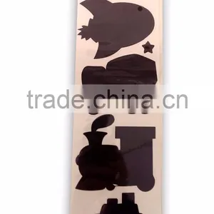 Bus, Car, Helicapter Design Decorative Chalkboard Label for Glass Bottle, Chalkboard Label Sticker thumbnail-1