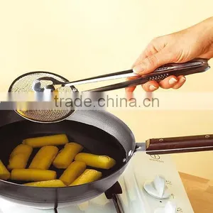 Multi-functional Stainless Steel Bread Clamp BBQ Barbecue Vegetable and Fried Potato Clip Kitchen Tools thumbnail-1