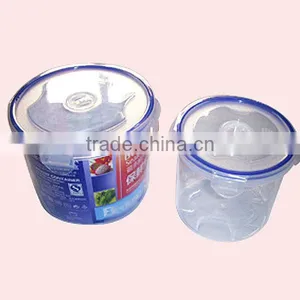 Kitchen Plastic Food Container Transparent Plastic Locking Box Sealing Set thumbnail-1