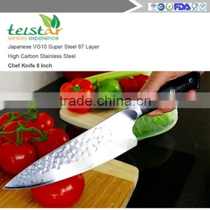 8 Inch Chef Knife Japan VG10 Damascus Kitchen Knives thumbnail-3