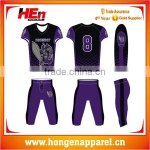Bulk Sale Sublimation Blank American Football Jersey Professional Training Teamwear /custom American Football Uniforms thumbnail-1