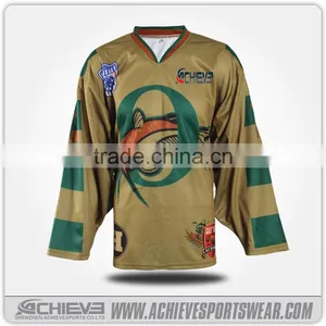 USA League Sublimate Ice Hockey Jersey Hockey Shirts Customized Team Ice Hockey Tops Wholesale thumbnail-5