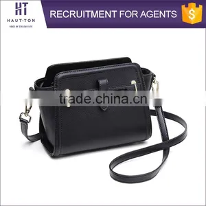 HAUTTON Brand Stock Women Genuine Split Cow Leather Messenger Bags Hot Sale Fashion Sling Shoulder Bag For Girls thumbnail-4