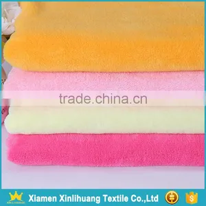 Super Soft Handfeel Colored Knitted 100% Polyester Coral Fleece Velvet Fabric thumbnail-1