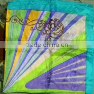100 % SILK PRINTED SCARF thumbnail-1
