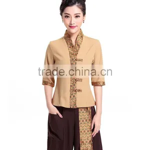 Fashion Uniform Design Working Uniform Wholesale Custom Thai Spa Uniform thumbnail-3