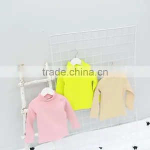 Pure Cotton Long Sleeve Candy Color Undershirt Kids Plain Dyed T-shirt for Boys and Girls thumbnail-3