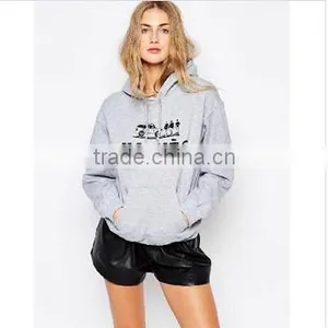 2015 Fashion Design Women Cheap Fleece Hoodie thumbnail-2