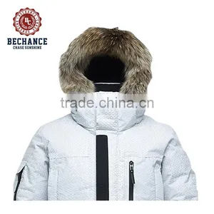 Mens Outdoor Down Jacket With Fur From Garment Factory thumbnail-2