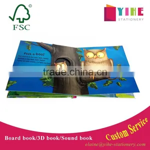 Children Board Book Printing Glossy/matt Vanish Pop-pu Book 3D Card Paper Book Printing for Kids thumbnail-1