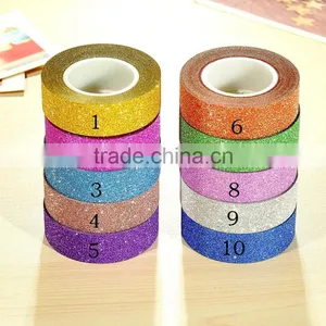 1.5cm*10m Multicolor Glitter Washi Tape for DIY thumbnail-2