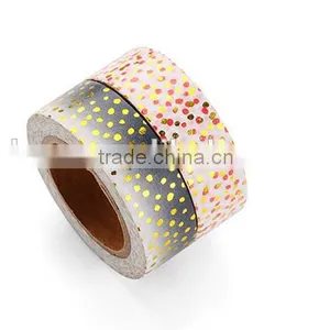 Gold Foil Polka Dot Masking Tape thumbnail-2