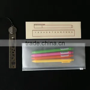 Custom Cheap EVA Pocket Transparent Planner Pouch With Zipper Top thumbnail-6