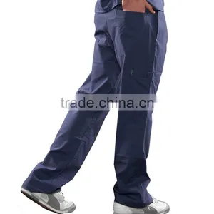 Unisex Multi Pockets Nurse Scrub Pant thumbnail-3
