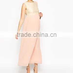 Fully Lined Little Mistress Chiffon Maxi Dress for Maternity Dress 2015 thumbnail-5