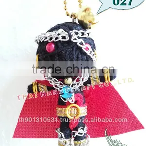 Handmade Keychains Keyrings Voodoo Doll String Accessories Bag Gifts thumbnail-1