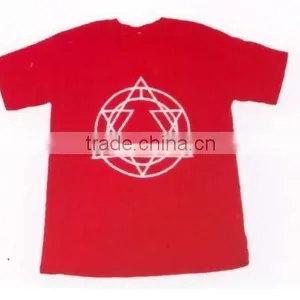 Red Printed Logo Tshirt PS001-031 thumbnail-1