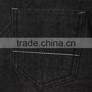 Bulk Wholesale Black Color Kids Elastic Waist Denim New Style Boys Pants Jeans thumbnail-3