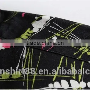 Men's Latest Fashion Long Sleeve Print Tuxedo Shirt thumbnail-3