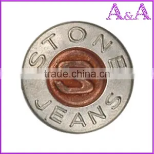 Custom Black Jeans Buttons thumbnail-2
