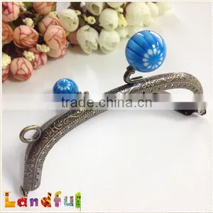 Colorful Gumball Frames Bag Making Supplies Metal Coin Sewing Purse Frame thumbnail-6