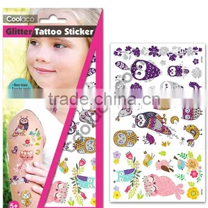 Colorful Glitter Temporary Tattoo Body Fashion Tattoo Sticker Child Tattoos thumbnail-1