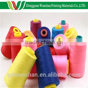 40/2 Polyester Cotton Embroidery Book Binding Sewing Thread Cone Material Wholesale thumbnail-1