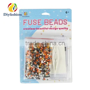 Diyfashion 5mm Hama Perler Fuse Beads the Pumpikin Pie Set With Puzzle Iron Paper and Twezzer Hama Beads Toys for Kids 18023 thumbnail-2