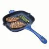 Square Cast Iron Grill Pan With Helper thumbnail-1
