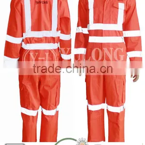 En20471 Manufacture Wholesalereflective Tape Work Pants for Road Safety thumbnail-1