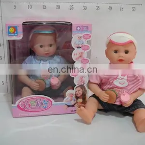 16 "drink Coke to Eat Hamburgers Head Move Doll With Good Smell,Cute Baby Doll With Smell thumbnail-3