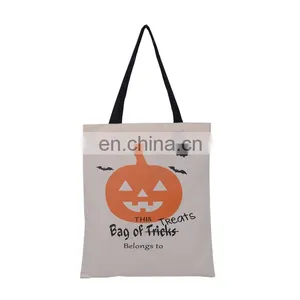 New Design Canvas Burlap Party Halloween Bags thumbnail-1