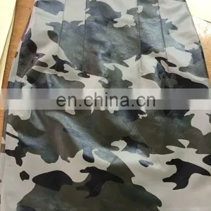 Ladies' Elegant Camouflage Color Skirt With Slit at Back thumbnail-1