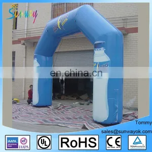 Light Blue Inflatable Arch / Archway With Painting For Advertising thumbnail-1