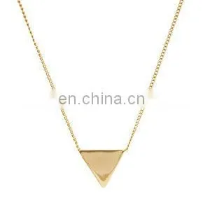Triangle Shape Pendant Necklace thumbnail-1