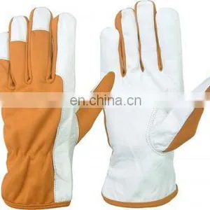 Cowhide Suede Leather Gloves 707 Working Gloves/Cheap Cow Split Leather Gloves thumbnail-1