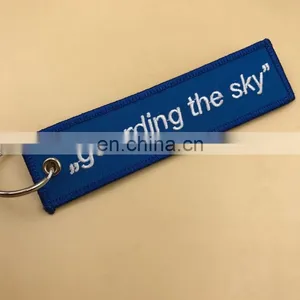 Newest Cheap Embroidery Woven Keychain Manufacturers in China thumbnail-2