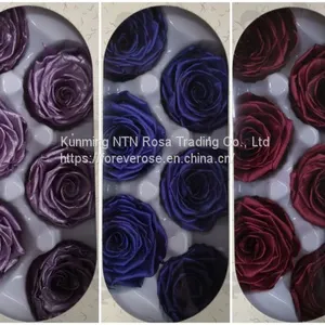 Wholesale Preseved Metallic Rose Flowers for Home Wedding Decor thumbnail-1